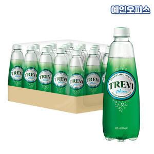 [롯데칠성] 트레비 플레인 500ml X 20펫 탄산수 스파클링 스파클링워터 워터 물 칠성 PET 페트병 음료수 사무실 탕비실