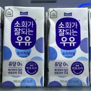 매일 소화가 잘되는 멸균우유 190ml x 48팩