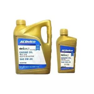 GM쉐보레 덱소스1 gen3 엔진오일 0W20 4.8L P93747737+7738