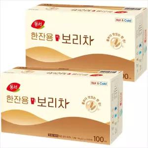 [10%중복쿠폰]동서 한잔용 보리차 100Tx2개/2세트구매시 1000원DCx넉넉한 유통기한
