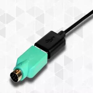 구형 PC USB 마우스 키보드 연결잭 PS2포트 변환단자 아답터 어댑터 암수 신호 커넥터 옛날 젠더