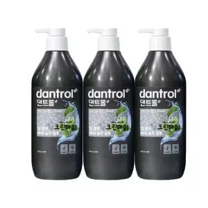 댄트롤 샴푸 딥클린 박하 솔트 820ml x3개