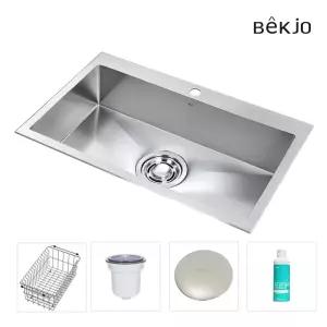 백조싱크 리폼볼 고니 CONI ECNRW8830 프리미엄 엠보 사각 씽크볼 싱크대교체