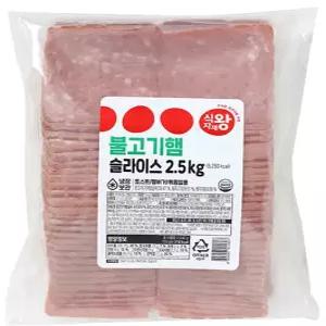 식자재왕 불고기햄 슬라이스 2.5kg
