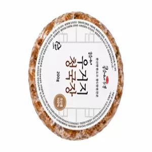 냄새없는청국장 국산 우거지청국장 콩순이네 청국장밀키트 200g 6개