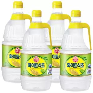 오뚜기 화이트식초 1.8L x 4개 / 조미료 양념