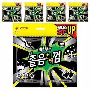 롯데 졸음번쩍껌 트윈리필 105g x 5개
