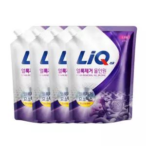 리큐 얼룩제거 올인원 드럼용 2.1L X 4개