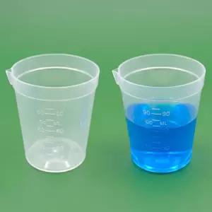 계량컵 100ml 2개입 플라스틱 눈금 비이커 비커 과학실험 준비물
