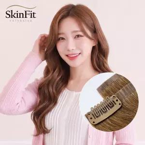 고운머리 스킨핏 붙임머리 달비 인모 100% 헤어피스 똑딱이 가발