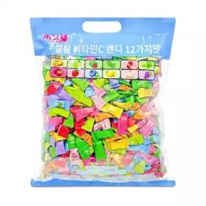 무설탕 비타민C 캔디 12가지맛 800g 대용량