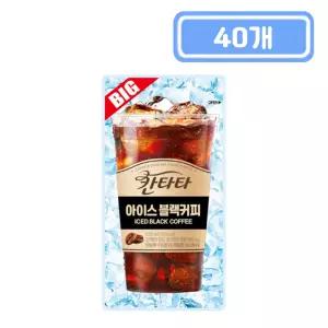 칠성)칸타타아이스블랙커피320ml 파우치음료 x 40개