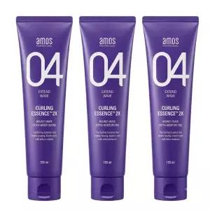 아모스 04 스타일 컬링 에센스 2x 150ml 3개 파마 펌 헤어 머리결 모발 컬크림