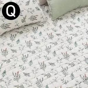 [인테리어가구]해피니 플로럴 소프트마이크로 패드 퀸 Q (베이지) (카페트겸용) (S13039797)