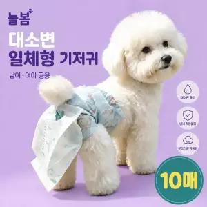 스틸럽 노견 치매강아지 똥기저귀 남아공용 숫컷 배변패드 고양이 대소변일체형 10개