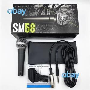 슈어 SM58-LC 카라오케 무대 공연 보컬용 유선 다이나믹 마이크 핸드헬드