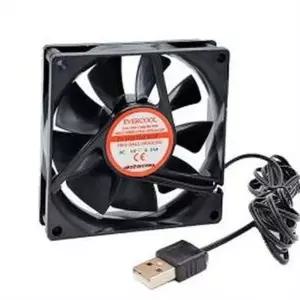 소형 냉각팬 usb 쿨러 80mm 저소음 컴퓨터 전자 쿨링 장비 베어링 5볼트 제품 기기