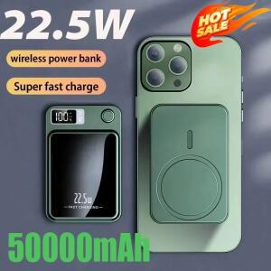 Xiaomi 보조베터리 50000mAh 무선 자기 Magsafe 22.5W iPhone Samsung Huawei에 적합한 초고속 충전