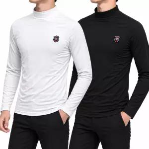 RPA 남성 봄가을 스판 반폴라 긴팔티셔츠 기능성 데일리 반목티 TFRP-63