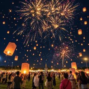 [치앙마이] 2026 러이끄라통 이뼁 축제 티켓 (수천 개 풍등의 장관 올드시티 호텔 픽업)