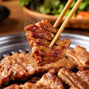 국내산 수제 돼지갈비 국산 양념갈비 캠핑 밀키트 600g
