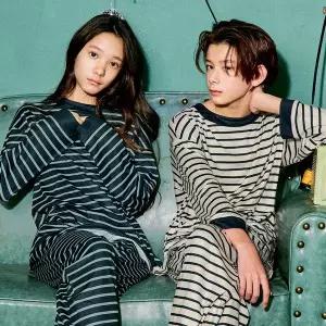 [마밤] MSMV 아동 주니어 잠옷 피치기모 디얼ST 초등학생 내의 키즈 실내복 10COLOR