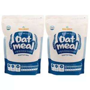스틸컷 오트밀 1kg 2개 죽 포리지 귀리