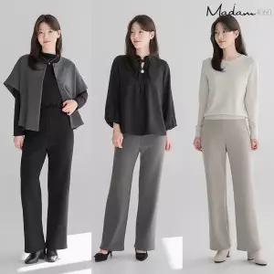 마담4060 26FW 기모 본딩 팬츠3종