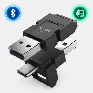 고음질 2in1 블루투스 동글이v6.0 USB동글 USB A C 겸용 PC 노트북 무선 이어폰 키보드 마우스 연결 어댑터
