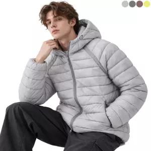 스파오 SPAO 씬라이트 시어 남성 후드 경량 패딩 자켓
