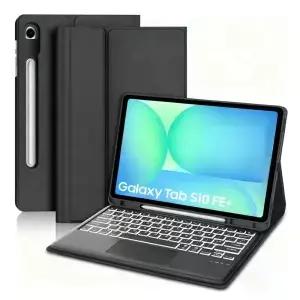 삼성 탭 S10 FE 플러스 13.1인치용 태블릿 케이스 펜슬 홀더가 있는 키보드 커버 SMX620/X626B