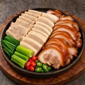 돼지 순살족발+수육+편육 3팩 혼합세트 새우젓 포함