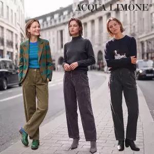 아쿠아리모네 26FW 여성 피그먼트 다잉 코듀로이 팬츠 1종