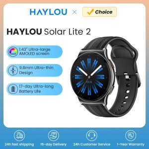 손목시계 수능 메탈 스포츠 학생 군인 커플 전자 명품 마리너 워치 HAYLOU Solar Lite 2 스마트워치 1.43''