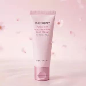 [핑크빛 톤업] 메디테라피 포쎄라 리얼 비피다 핑크 블러 크림 50ml 모공 피부결 케어