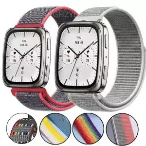 Amazfit Active2 스퀘어 스트랩 용 나일론 루프 밴드 2Square 스마트 시계 통기성 손목 액세서리