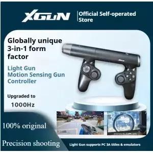 XGUN 라이트 건 슈팅 체감형 게임 컨트롤러 스위치/PC/PS4 무선 블루투스 게임패드 버전 호환 도구
