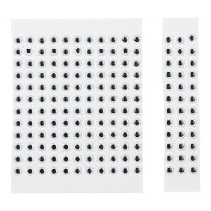 300개/세트 접착성 3mm/4mm/5mm/6mm 지그 공예 플라이 타잉 3D 홀로그램 낚시 미끼 발광 물고기 유인 눈