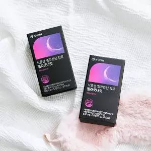 [안국약품] 멜라굿나잇 식물성 멜라토닌 2mg 함유 30정, 3박스