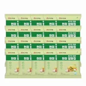 [안국약품] 튀기지 않은 현미 양파칩 국내산 현미 양파맛, 30g, 20개