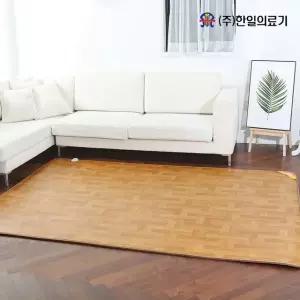 한일의료기 거실용 황토 온돌마루 격자 230x183cm/ 전기매트 전기장판