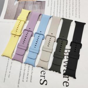삼성 갤럭시 워치 9 40mm 44mm 1:1 공식 밴드, 갤럭시 워치 8 8클래식 46mm 스마트워치 스트랩 실리콘 스포
