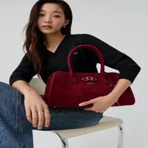 게스 GUESS 사만타 SAMANTHA 스웨이드 사첼백 WINE