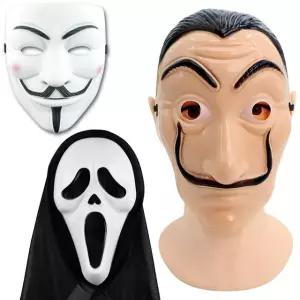 가면 스크림 어나니머스 달리 브이포벤데타 분장 할로윈 마스크 코스튬 공포 이벤트 코스프레