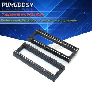 10pcs DIP-40 와이드 바디 스퀘어 홀 40 핀 2.54MM IC 소켓 어댑터 솔더 타입 커넥터