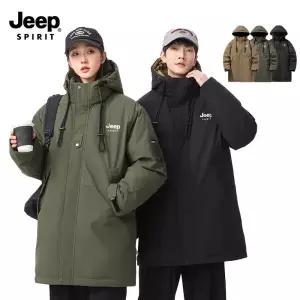지프 JEEP SPIRIT 남녀공용 아웃도어 롱패딩  JP2375