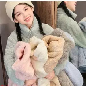 플리스 아동 보아털 여아 집업 후리스 키즈 겨울 남아 뽀글이 점퍼 가디건 자켓