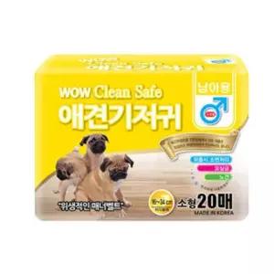 와우 강아지 기저귀 애견 수컷 기저귀 소형 20매
