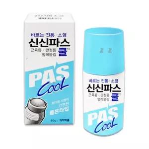 쿨연고 신신파스 바르는 파스/진통/소염/캠핑/여행/낚시/야외활 60g-H/모기/벌레물림/근육통/관절통/바르는