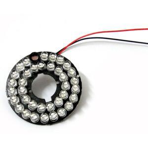 CCTV 카메라용 36 LED 5mm 적외선 IR 60도 전구 보드 850nm 조명기